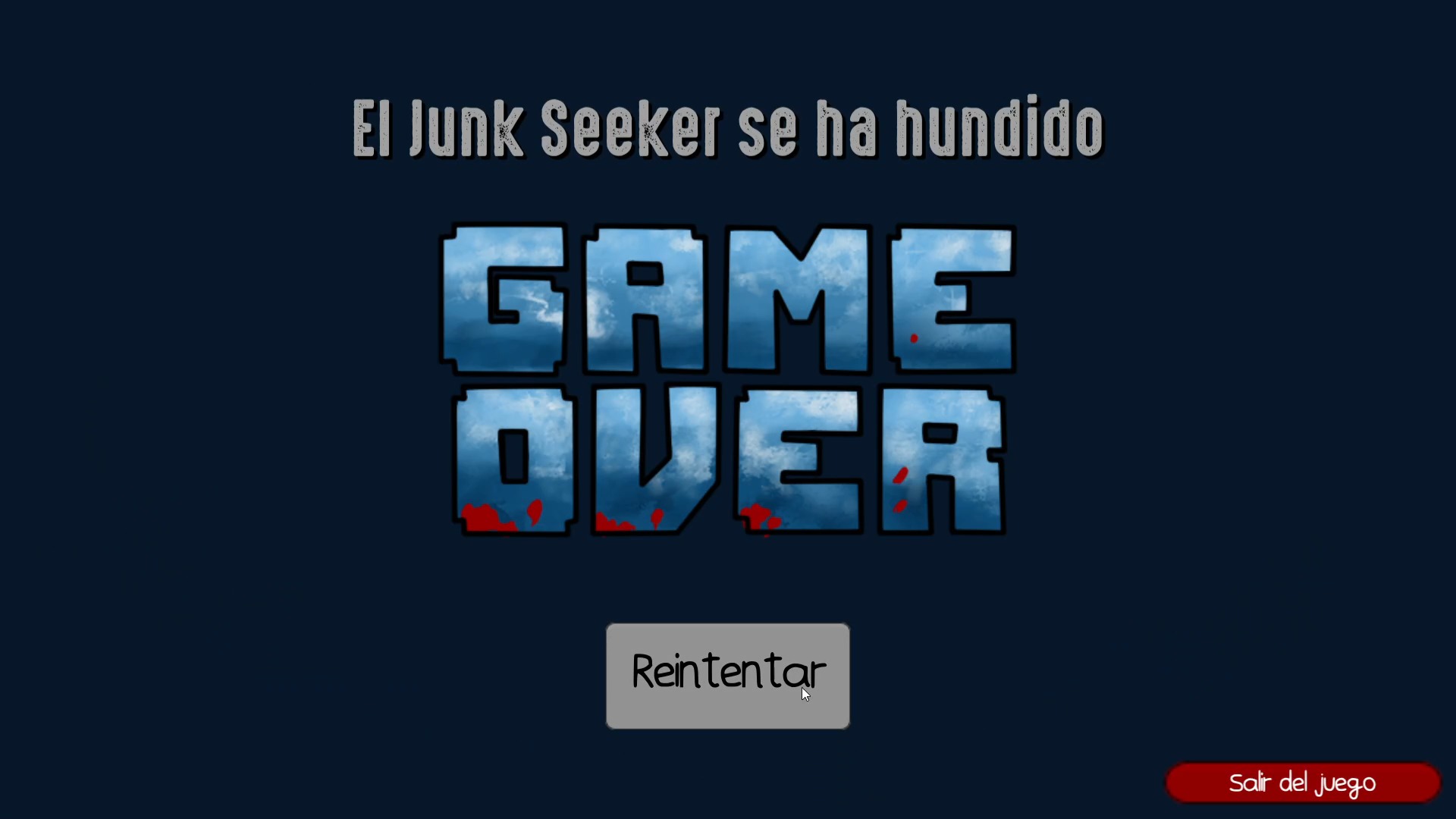 Game-over-screen